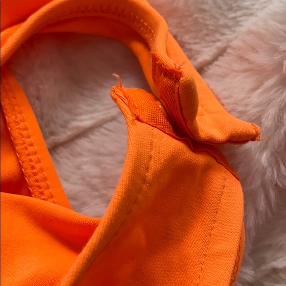 3/$25 Zara Neon Orange bodysuit - Picture 4 of 4